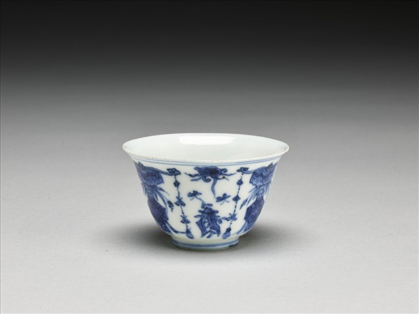 青花年年豐登杯