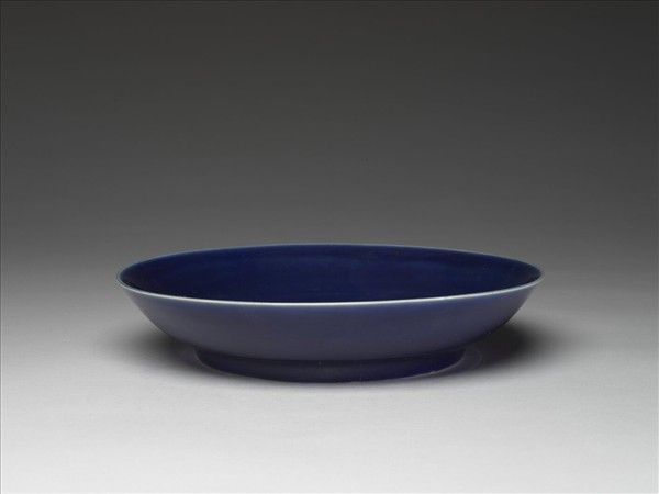 霽青釉盤