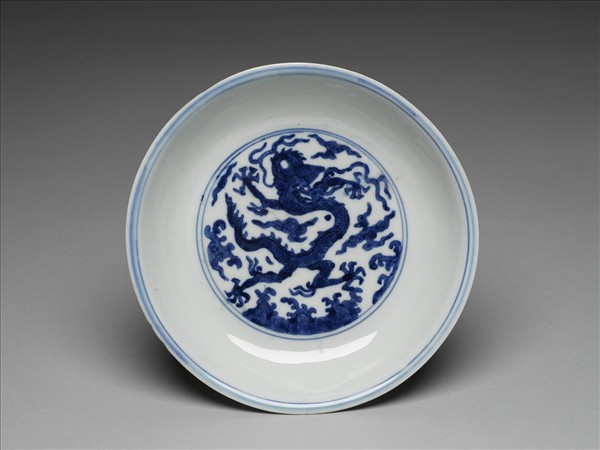 青花雲龍盤