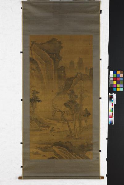 明蔣嵩山水　軸