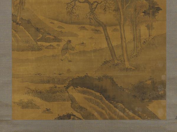 明蔣嵩山水　軸