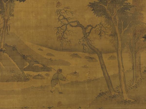 明蔣嵩山水　軸