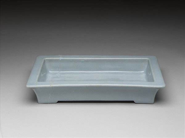 仿鈞釉長方花盆