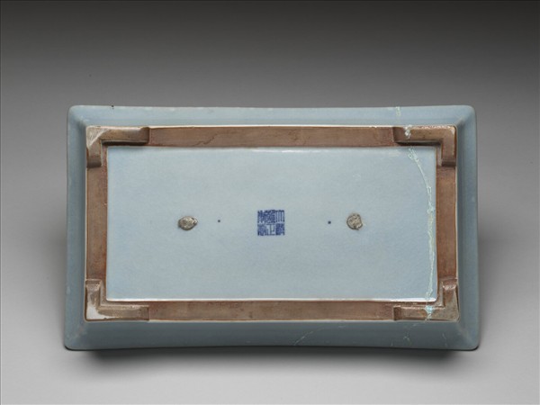 仿鈞釉長方花盆