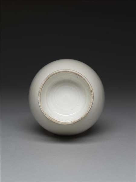 官窯 白釉盤口瓶