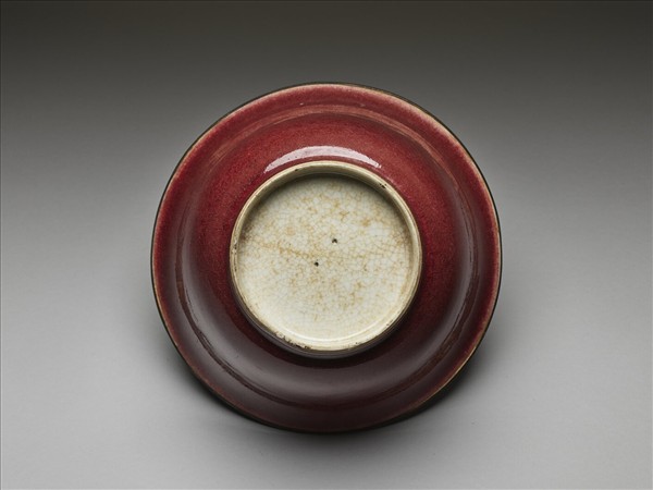 官窯 祭紅釉碗