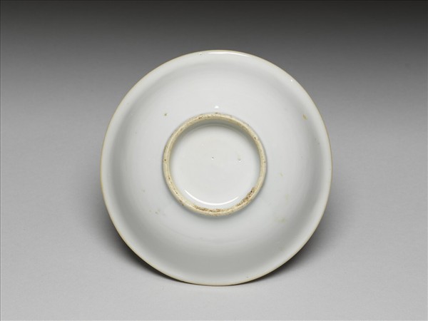 官窯 甜白花卉碟