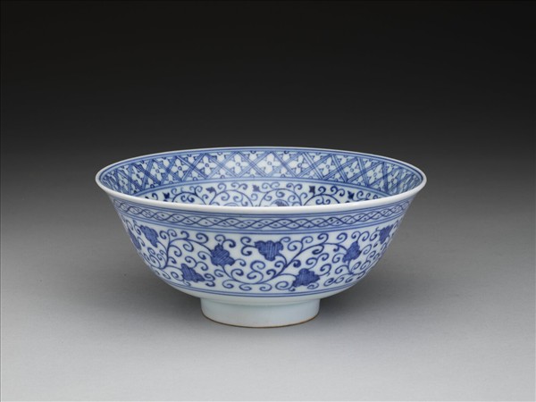 青花蓮塘紋碗