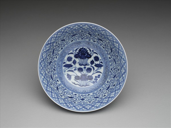 青花蓮塘紋碗