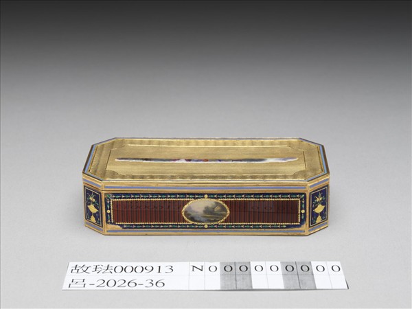 西洋銅胎畫琺瑯長方盒