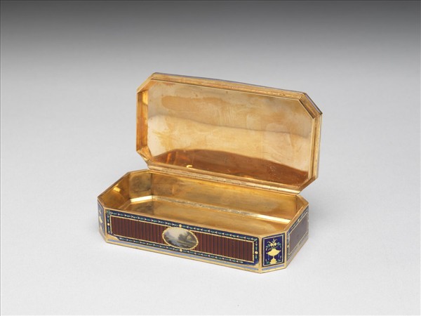 西洋銅胎畫琺瑯長方盒