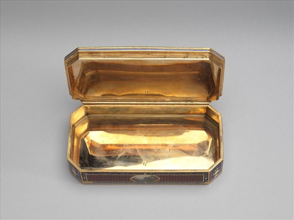 西洋銅胎畫琺瑯長方盒