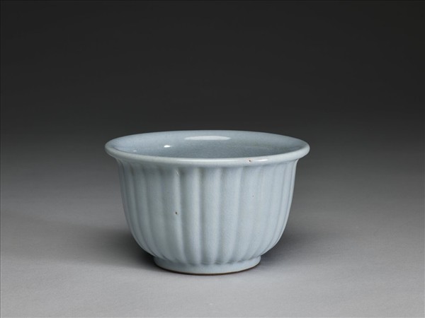 天青釉花盆