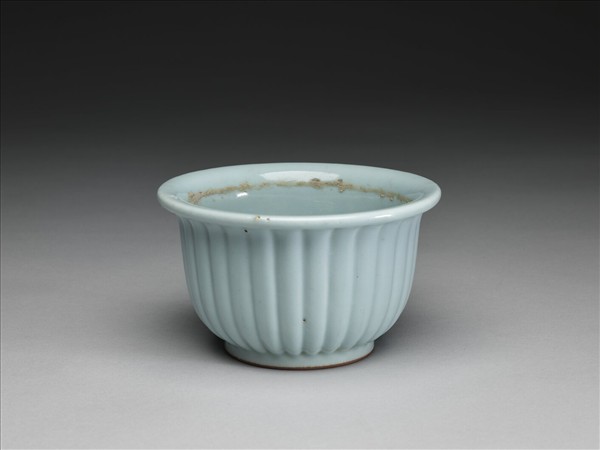 天青釉花盆