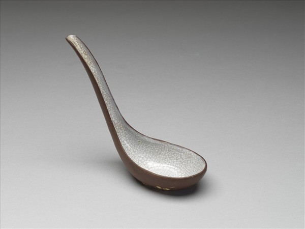 紫砂泥繪梅花紋匙