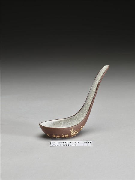 紫砂泥繪梅花紋匙