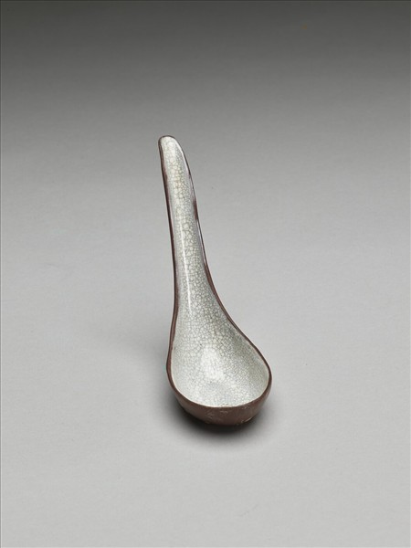 紫砂泥繪梅花紋匙