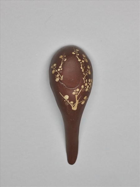 紫砂泥繪梅花紋匙