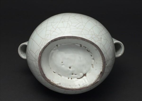 官窯 青瓷貫耳壺