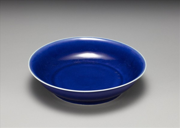 霽青釉盤