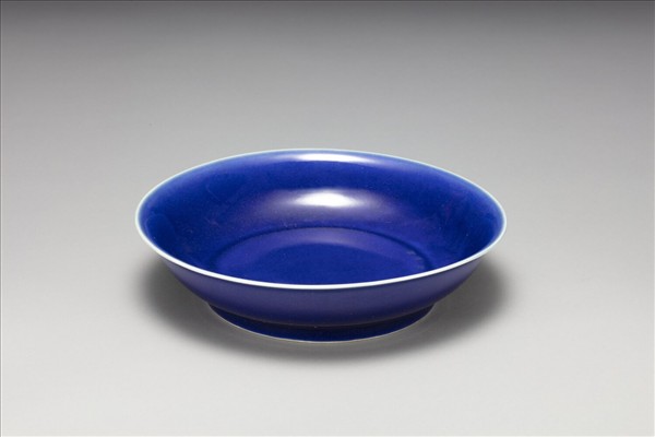霽青釉盤