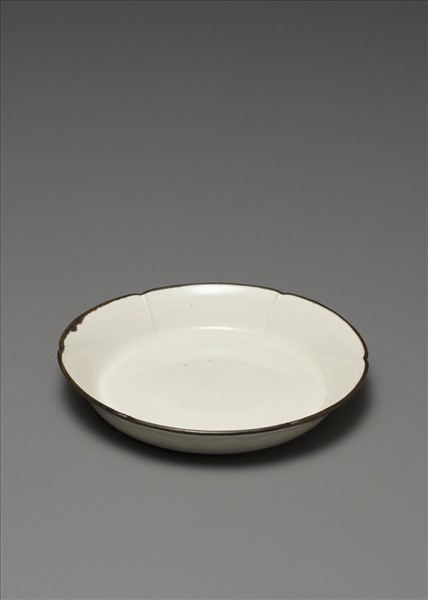 定窯 白瓷葵花式洗