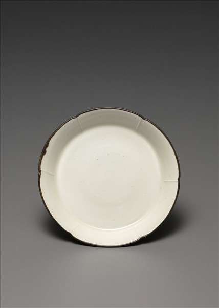 定窯 白瓷葵花式洗