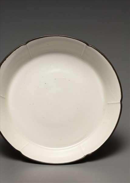 定窯 白瓷葵花式洗