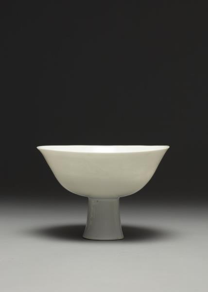 甜白雲龍高足碗