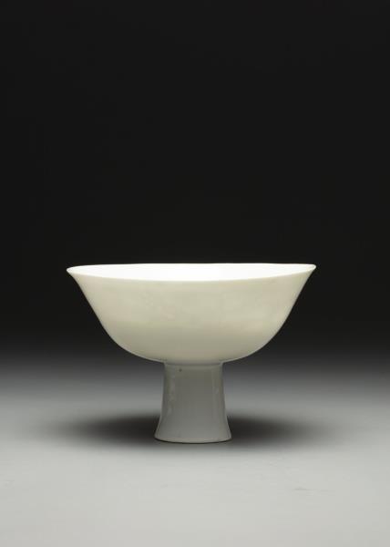 甜白雲龍高足碗