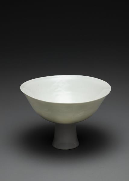 甜白雲龍高足碗