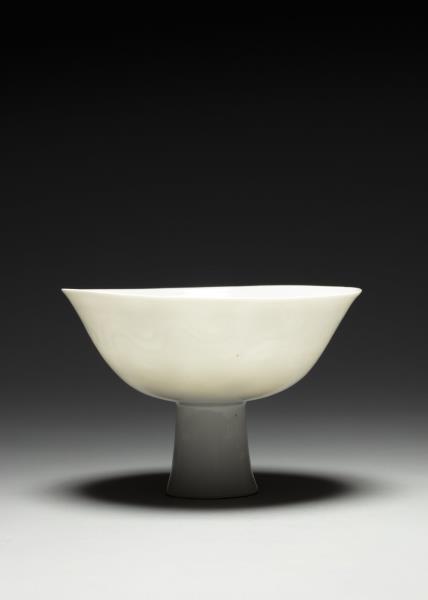 甜白雲龍高足碗