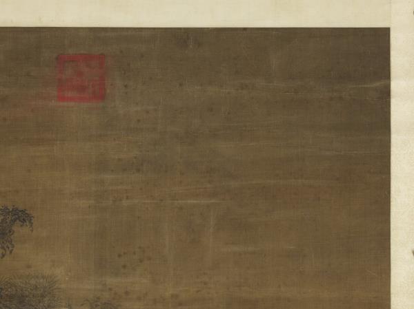 宋郭熙觀碑圖　軸