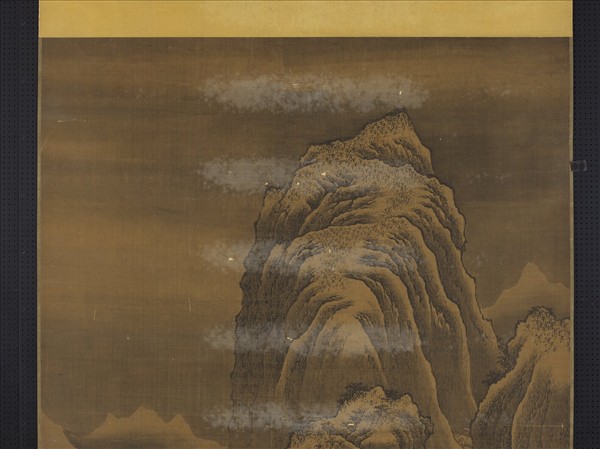 明人雪峰圖　軸