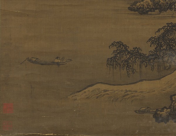 明人雪峰圖　軸