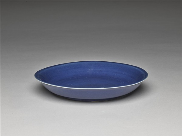 霽青釉盤