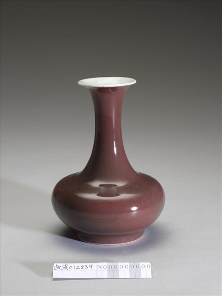 豇豆紅釉瓶