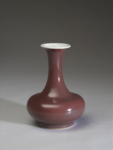 豇豆紅釉瓶