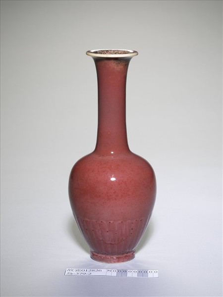 豇豆紅釉瓶