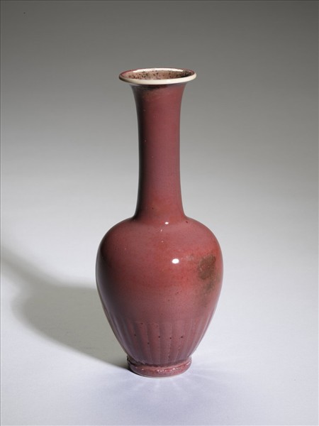 豇豆紅釉瓶
