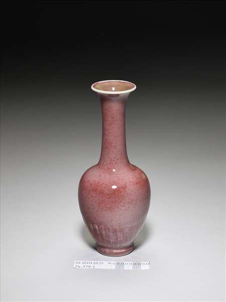 豇豆紅釉瓶