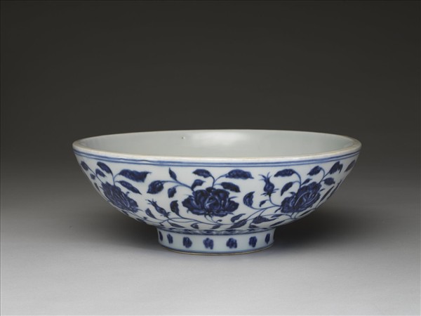 青花花卉紋洗