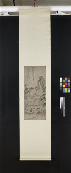 清惲壽平臨玉山草堂圖　軸