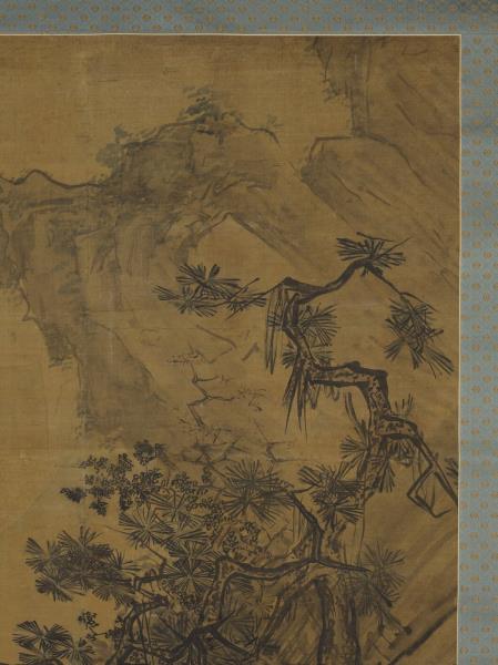 明吳偉山水　軸