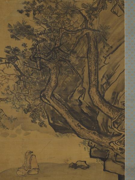 明吳偉山水　軸