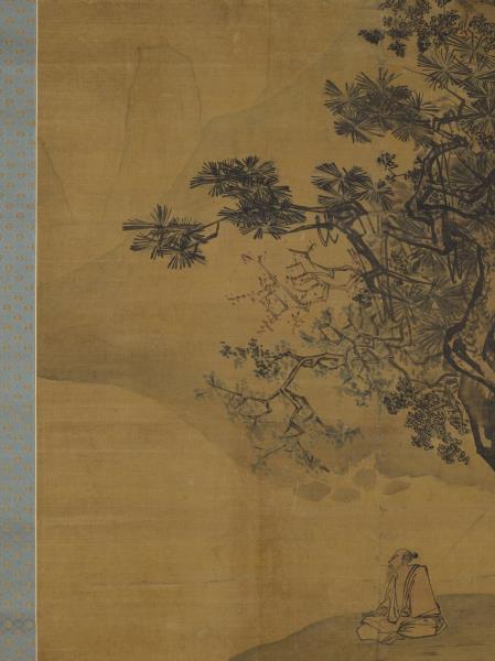 明吳偉山水　軸