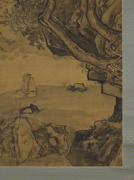 明吳偉山水　軸