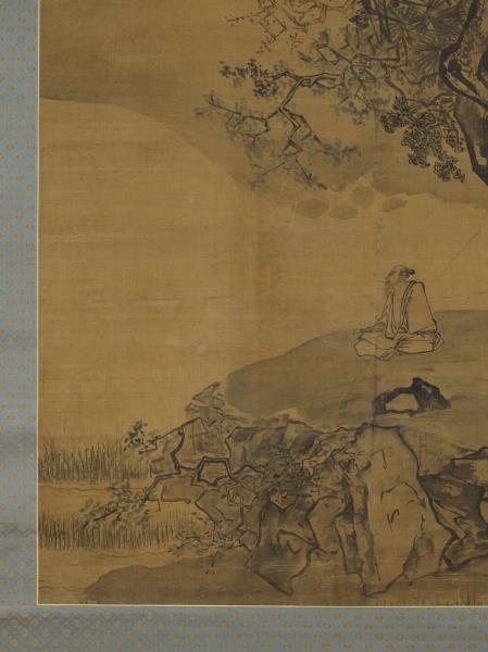 明吳偉山水　軸