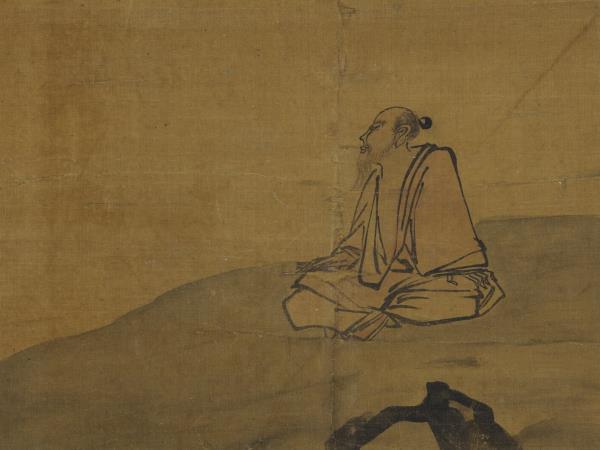 明吳偉山水　軸