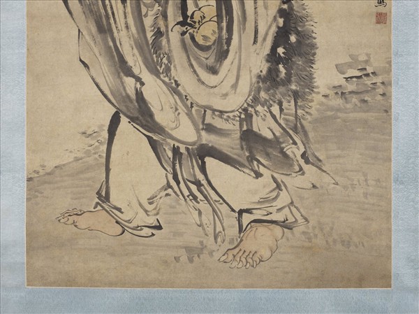 清呂學東方朔負桃　軸